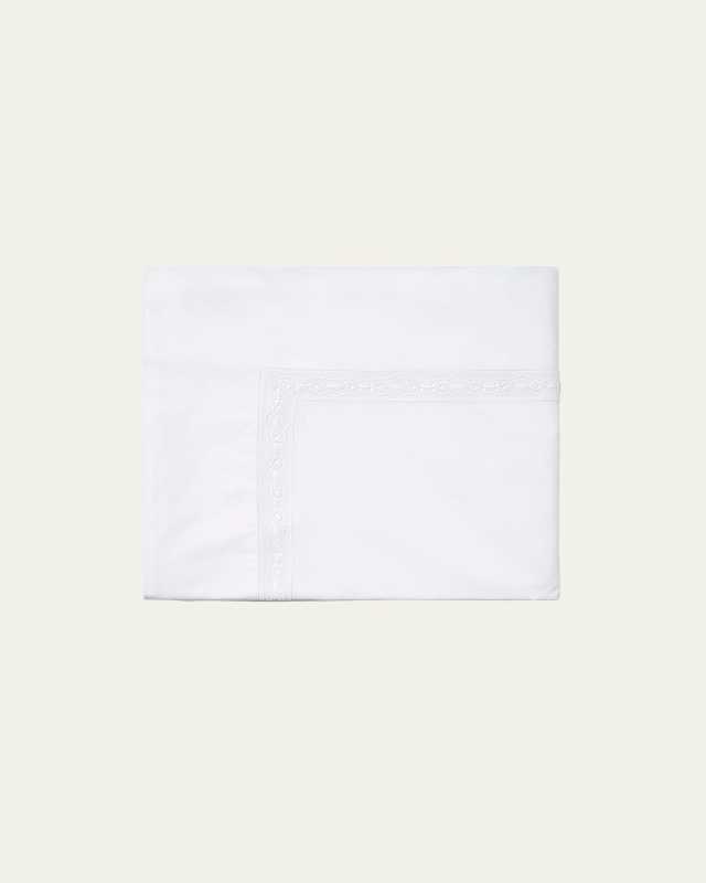 Sferra Giza 45 Lace Queen Flat Sheet